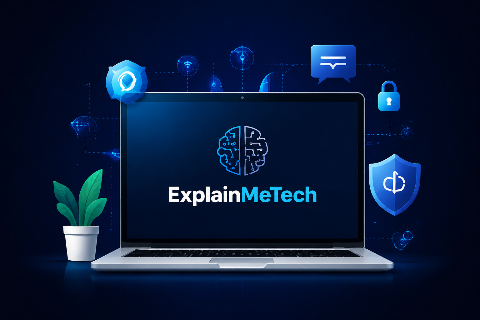 ExplainMeTech homepage featuring free tech blogs and online tools