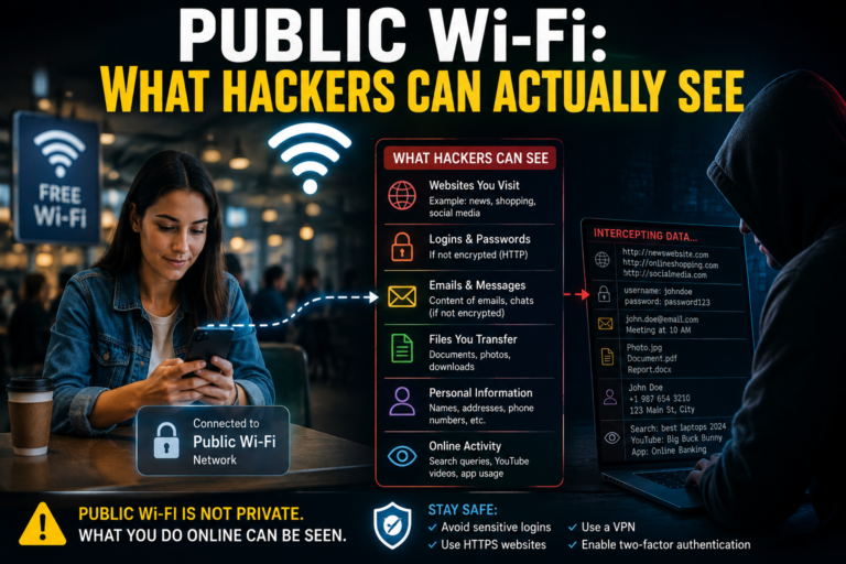Public Wi-Fi: What Hackers Can Actually See
