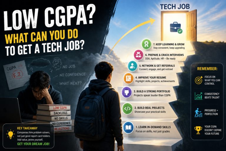 Low CGPA? What Can You Do To Get A Tech Job?