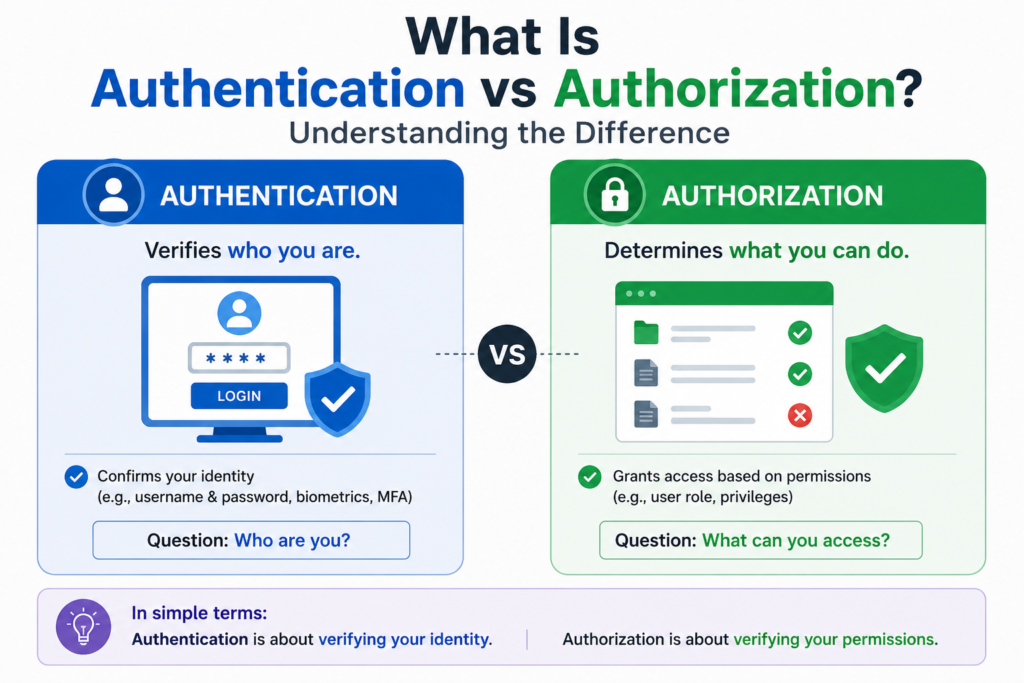 Authentication Vs Authorization