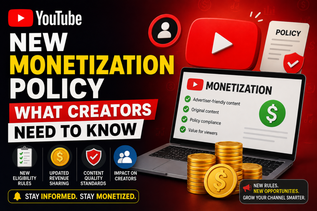 YouTube's New Monetization Policy