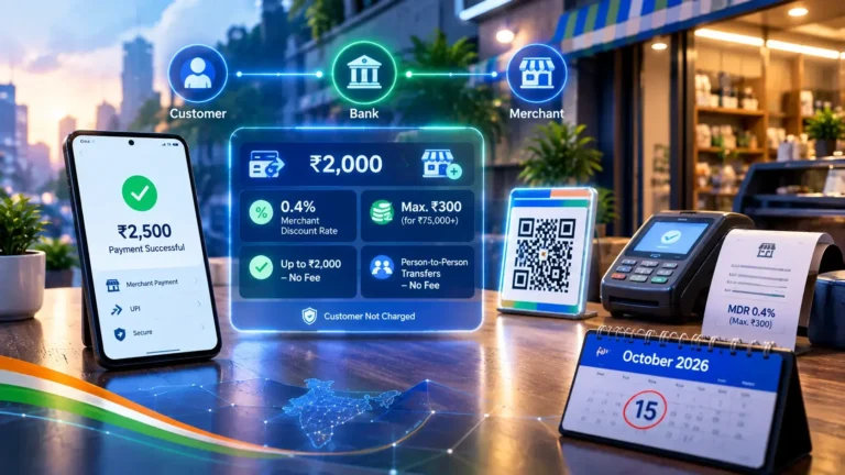 UPI Transactions Above ₹2,000 Get New Merchant Fee: What Changes From October 15?