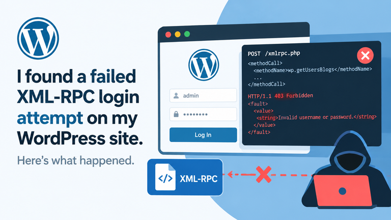 XML-RPC Login Attempt